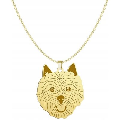 Radziszewska Naszyjnik Złoty z psem Norwich Terrier 925 Kobieta Urodziny Życzenia GRAWER Radziszewska Naszyjnik Złoty z psem Norwich Terrier 925 Kobieta Urodziny Życzenia GRAWER