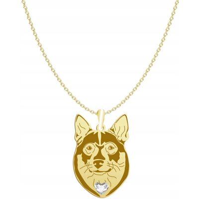 Radziszewska Naszyjnik Złoty z Swedish Vallhund 925 Łańcuszek Biżuteria Prezent GRAWER Radziszewska Naszyjnik Złoty z Swedish Vallhund 925 Łańcuszek Biżuteria Prezent GRAWER
