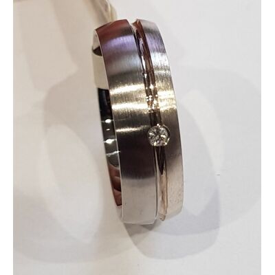 brak danych Palladium Nowoczesna Diamentowa Obrączka Pallad 500 Złoto 585 14k Diament 0,03k brak danych Palladium Nowoczesna Diamentowa Obrączka Pallad 500 Złoto 585 14k Diament 0,03k