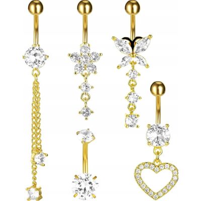 Inny producent PĘPEK 10MM 5 SZTUK BIŻUTERIA PIERCING SERCE MOTYL WISZĄCY Inny producent PĘPEK 10MM 5 SZTUK BIŻUTERIA PIERCING SERCE MOTYL WISZĄCY