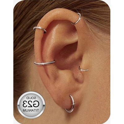 Inny producent PIERCING TYTANOWY 5 SZTUK G23 KÓŁKO KOLCZYK WAGA RÓŻNA BIŻUTERIA Inny producent PIERCING TYTANOWY 5 SZTUK G23 KÓŁKO KOLCZYK WAGA RÓŻNA BIŻUTERIA