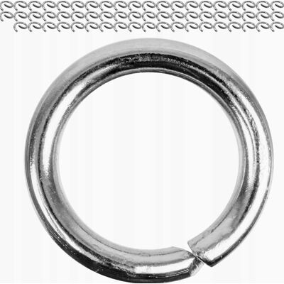 Inny producent PIERŚCIENIE DO BIŻUTERII 10 MM SREBRNE METALOWE OBRĄCZKI KÓŁKA O-RING 60 Inny producent PIERŚCIENIE DO BIŻUTERII 10 MM SREBRNE METALOWE OBRĄCZKI KÓŁKA O-RING 60