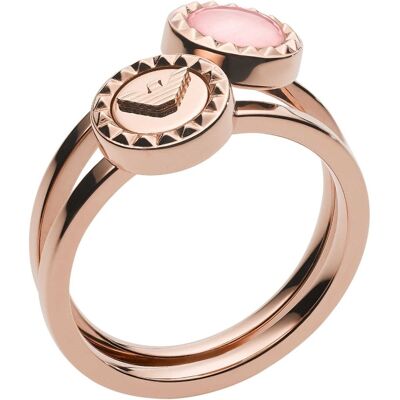 Giorgio Armani Pierścionek Damski Emporio Armani EGS2694221505 Różowe złoto Giorgio Armani Pierścionek Damski Emporio Armani EGS2694221505 Różowe złoto