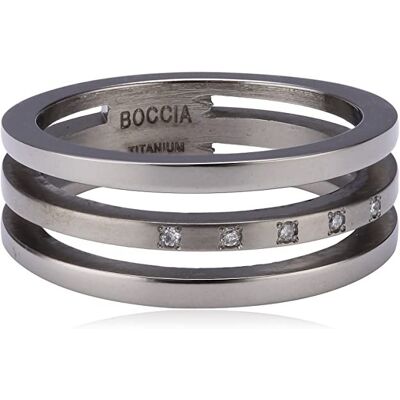 Inny producent Pierścionek obrączka Boccia Women's Ring Titanium 5 Diamond Cuts 0.025 01280352 Inny producent Pierścionek obrączka Boccia Women's Ring Titanium 5 Diamond Cuts 0.025 01280352