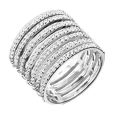Inny producent Pierścionek obrączka Canyon Women 925 Sterling Silver Zircon Ring Inny producent Pierścionek obrączka Canyon Women 925 Sterling Silver Zircon Ring
