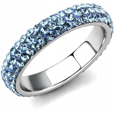 Inny producent Pierścionek obrączka LUXURY BLUE rozmiar 9 Inny producent Pierścionek obrączka LUXURY BLUE rozmiar 9