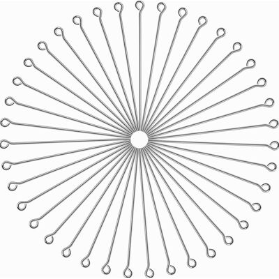 Inny producent PISAKI 50 MM 200 SZTUK STAL NIERDZEWNA SREBRNE SZPILKI BIGLE DO BIŻUTERII Inny producent PISAKI 50 MM 200 SZTUK STAL NIERDZEWNA SREBRNE SZPILKI BIGLE DO BIŻUTERII
