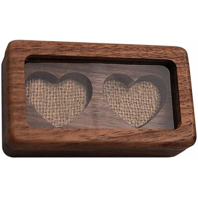 Inny producent RINGBOX Drewniane Pudełko Na Obrączki Personalizowane Inny producent RINGBOX Drewniane Pudełko Na Obrączki Personalizowane