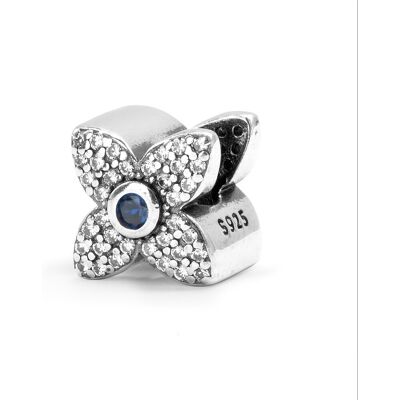 Monilu Srebrna Zawieszka 925 Blue Flower Charms Monilu Srebrna Zawieszka 925 Blue Flower Charms
