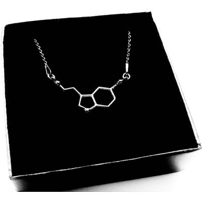 Inny producent Srebrny naszyjnik SEROTONINA szczęścia SREBRO 40 Inny producent Srebrny naszyjnik SEROTONINA szczęścia SREBRO 40