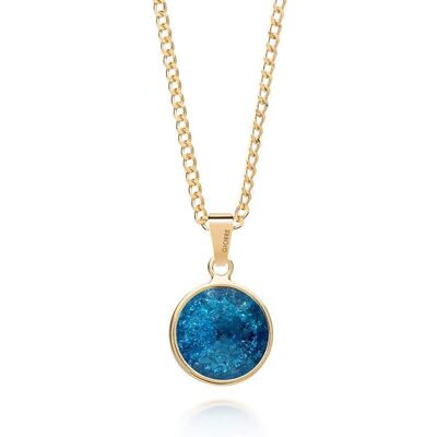 GIORRE Srebrny naszyjnik z kryształem Midnight Blue GIORRE Srebrny naszyjnik z kryształem Midnight Blue