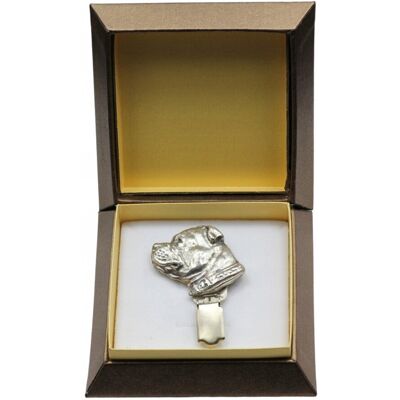 ART Staffordshire Bull Terrier broszka z klipsem w pud ART Staffordshire Bull Terrier broszka z klipsem w pud