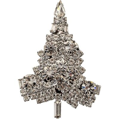 Świąteczna Choinka broszka 6 cm Noel Świąteczna Choinka broszka 6 cm Noel