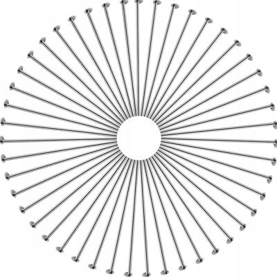 Inny producent SZPILKI JUBILERSKIE 30MM PŁASKIE 200 SZTUK SREBRNE NITOWE ŁAŃCUSZKOWE Inny producent SZPILKI JUBILERSKIE 30MM PŁASKIE 200 SZTUK SREBRNE NITOWE ŁAŃCUSZKOWE
