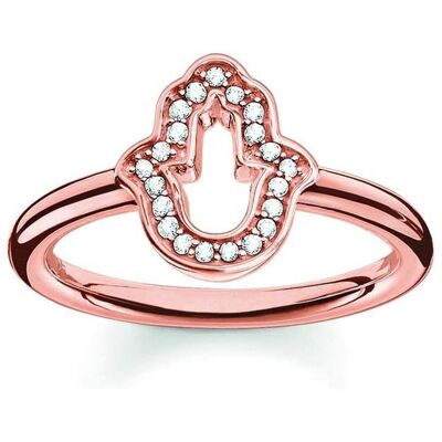 Thomas Sabo Women-Ring 925 Sterling Silver Zirconia Size 54 (17.2) Thomas Sabo Women-Ring 925 Sterling Silver Zirconia Size 54 (17.2)