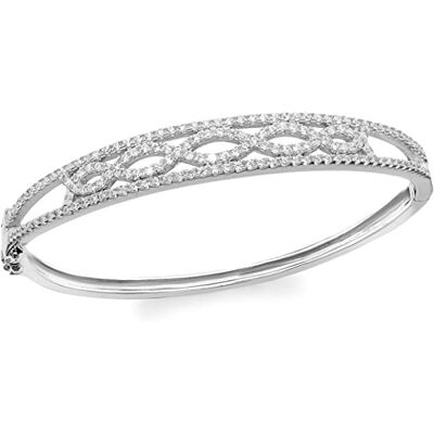 Inny producent Tuscany Silver Women's Bracelet 925 Sterling Silver Round Cut Cubic Zirconia Inny producent Tuscany Silver Women's Bracelet 925 Sterling Silver Round Cut Cubic Zirconia