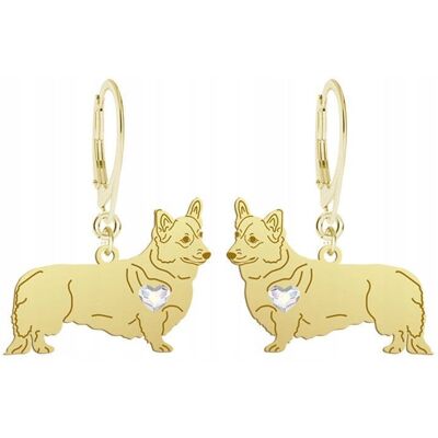 Radziszewska Kolczyki Złote z Welsh Corgi Pembroke 925 Kobieta Biżuteria GRAWER GRATIS Radziszewska Kolczyki Złote z Welsh Corgi Pembroke 925 Kobieta Biżuteria GRAWER GRATIS