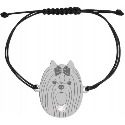 Radziszewska Bransoletka Srebrna Yorkshire Terrier 925 Sznurek Kobieta GRAWER GRATIS Radziszewska Bransoletka Srebrna Yorkshire Terrier 925 Sznurek Kobieta GRAWER GRATIS