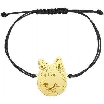Radziszewska Bransoletka Złota z psem White Swiss Shepherd Dog 925 Prezent GRAWER GRATIS Radziszewska Bransoletka Złota z psem White Swiss Shepherd Dog 925 Prezent GRAWER GRATIS