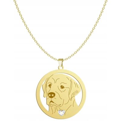 Radziszewska Naszyjnik Złoty z psem Golden Retriever 925 Łańcuszek Kobieta GRAWER GRATIS Radziszewska Naszyjnik Złoty z psem Golden Retriever 925 Łańcuszek Kobieta GRAWER GRATIS