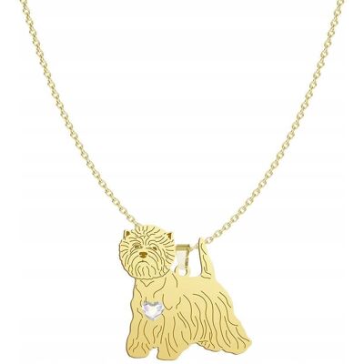 Radziszewska Naszyjnik Złoty z West Highland White Terrier 925 Prezent GRAWER GRATIS Radziszewska Naszyjnik Złoty z West Highland White Terrier 925 Prezent GRAWER GRATIS