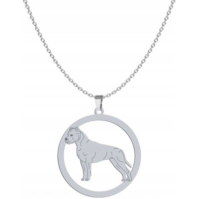 Radziszewska Naszyjnik Srebrny Amstaff 925 Prezent Biżuteria Kobieta GRAWER GRATIS Radziszewska Naszyjnik Srebrny Amstaff 925 Prezent Biżuteria Kobieta GRAWER GRATIS