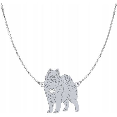 Radziszewska Naszyjnik Srebrny z Samoyed 925 Prezent Biżuteria Łańcuszek GRAWER GRATIS Radziszewska Naszyjnik Srebrny z Samoyed 925 Prezent Biżuteria Łańcuszek GRAWER GRATIS
