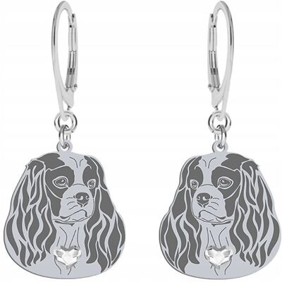 Radziszewska Kolczyki Srebrne Cavalier King Charles Spaniel 925 Biżuteria GRAWER GRATIS Radziszewska Kolczyki Srebrne Cavalier King Charles Spaniel 925 Biżuteria GRAWER GRATIS