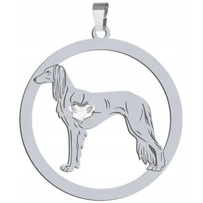Radziszewska Zawieszka Srebrna Chart Perski - Saluki 925 Prezent Kobieta GRAWER GRATIS Radziszewska Zawieszka Srebrna Chart Perski - Saluki 925 Prezent Kobieta GRAWER GRATIS