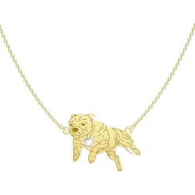 Radziszewska Naszyjnik Złoty z Staffordshire Bull Terrier 925 Biżuteria GRAWER GRATIS Radziszewska Naszyjnik Złoty z Staffordshire Bull Terrier 925 Biżuteria GRAWER GRATIS
