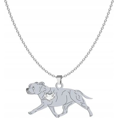 Radziszewska Naszyjnik Srebrny z Staffordshire Bull Terrier 925 Biżuteria GRAWER GRATIS Radziszewska Naszyjnik Srebrny z Staffordshire Bull Terrier 925 Biżuteria GRAWER GRATIS