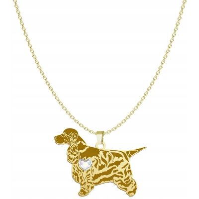 Radziszewska Naszyjnik Złoty z English Cocker Spaniel 925 Biżuteria DEDYKACJA GRATIS Radziszewska Naszyjnik Złoty z English Cocker Spaniel 925 Biżuteria DEDYKACJA GRATIS