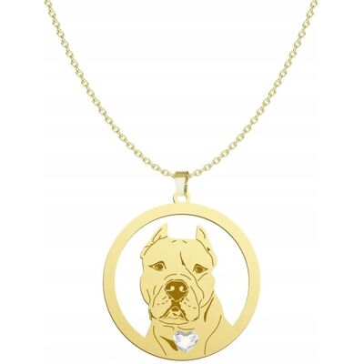Radziszewska Naszyjnik Złoty z psem Dog Argentyński 925 Łańcuszek Prezent GRAWER GRATIS Radziszewska Naszyjnik Złoty z psem Dog Argentyński 925 Łańcuszek Prezent GRAWER GRATIS