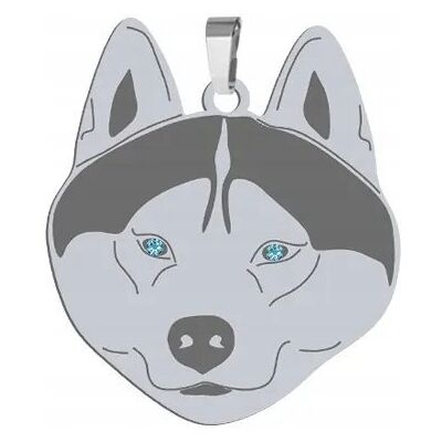 Radziszewska Zawieszka Srebrna z psem Siberian Husky 925 DEDYKACJA GRAWER GRATIS Radziszewska Zawieszka Srebrna z psem Siberian Husky 925 DEDYKACJA GRAWER GRATIS