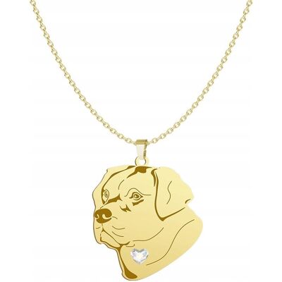 Radziszewska Naszyjnik Złoty z Labrador Retriever 925 Łańcuszek Prezent GRAWER GRATIS Radziszewska Naszyjnik Złoty z Labrador Retriever 925 Łańcuszek Prezent GRAWER GRATIS