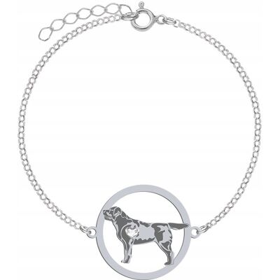 Radziszewska Bransoletka Srebrna Labrador Retriever 925 Prezent Łańcuszek GRAWER GRATIS Radziszewska Bransoletka Srebrna Labrador Retriever 925 Prezent Łańcuszek GRAWER GRATIS