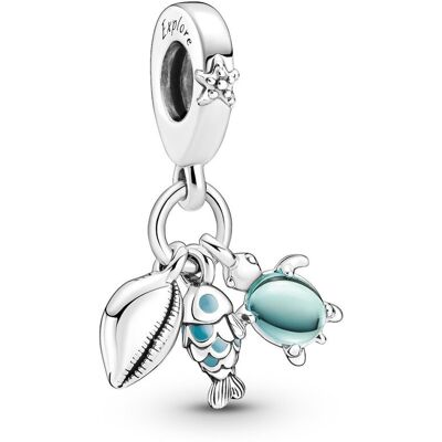 Zawieszka Pandora - Ryba, Morski Żółw i Muszla 791697C01 Zawieszka Pandora - Ryba, Morski Żółw i Muszla 791697C01
