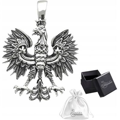 ulex premium Zawieszka Srebrna ORZEŁEK Godło Polski Wisiorek ORZEŁ Srebro 925 ulex premium Zawieszka Srebrna ORZEŁEK Godło Polski Wisiorek ORZEŁ Srebro 925