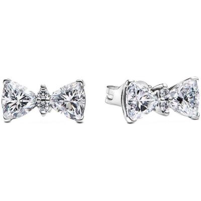Zegarek PANDORA Pandora Sparkling Bow Stud Earring With Clear Cubic Zirconia P-293506C01 For Women Zegarek PANDORA Pandora Sparkling Bow Stud Earring With Clear Cubic Zirconia P-293506C01 For Women