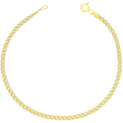 Inny producent Złota bransoletka pełna Mona Lisa 18 cm pr. 585 Inny producent Złota bransoletka pełna Mona Lisa 18 cm pr. 585