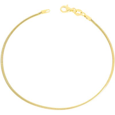 Inny producent Złota bransoletka pełna snake 18,5 cm pr. 585 Inny producent Złota bransoletka pełna snake 18,5 cm pr. 585
