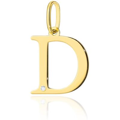 Inny producent Złota zawieszka / wisiorek Diament 0,005ct - litera D - żółte złoto pr. 585 Inny producent Złota zawieszka / wisiorek Diament 0,005ct - litera D - żółte złoto pr. 585