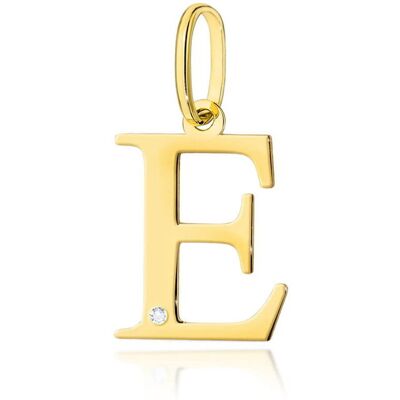 Inny producent Złota zawieszka / wisiorek Diament 0,005ct - litera E - żółte złoto pr. 585 Inny producent Złota zawieszka / wisiorek Diament 0,005ct - litera E - żółte złoto pr. 585