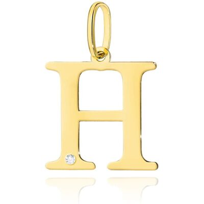 Inny producent Złota zawieszka / wisiorek Diament 0,005ct - litera H - żółte złoto pr. 585 Inny producent Złota zawieszka / wisiorek Diament 0,005ct - litera H - żółte złoto pr. 585