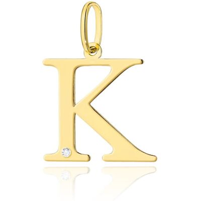 Inny producent Złota zawieszka / wisiorek Diament 0,005ct - litera K - żółte złoto pr. 585 Inny producent Złota zawieszka / wisiorek Diament 0,005ct - litera K - żółte złoto pr. 585