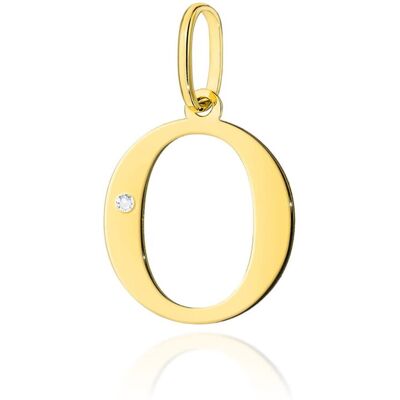 Inny producent Złota zawieszka / wisiorek Diament 0,005ct - litera O - żółte złoto pr. 585 Inny producent Złota zawieszka / wisiorek Diament 0,005ct - litera O - żółte złoto pr. 585