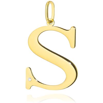 Inny producent Złota zawieszka / wisiorek Diament 0,005ct - litera S - żółte złoto pr. 585 Inny producent Złota zawieszka / wisiorek Diament 0,005ct - litera S - żółte złoto pr. 585