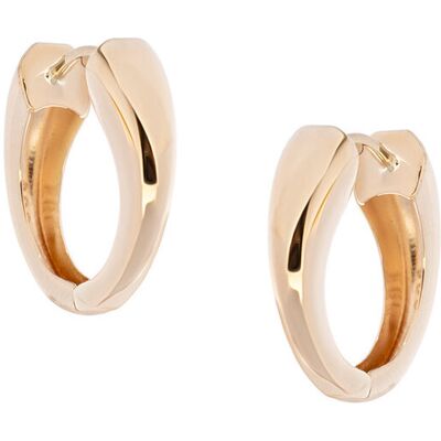 Monilu Złote kolczyki 585 Rings gładkie Monilu Złote kolczyki 585 Rings gładkie