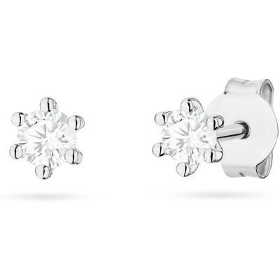 Inny producent Złote kolczyki Diament Laboratoryjny 2 x 0,10ct białe złoto pr. 585 Inny producent Złote kolczyki Diament Laboratoryjny 2 x 0,10ct białe złoto pr. 585