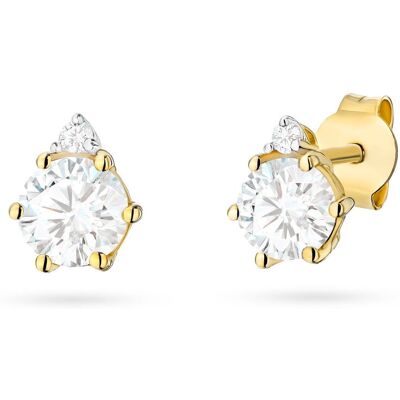 Inny producent Złote kolczyki K0076 Diament Laboratoryjny 2 x 0,50ct żółte złoto pr. 585 Inny producent Złote kolczyki K0076 Diament Laboratoryjny 2 x 0,50ct żółte złoto pr. 585